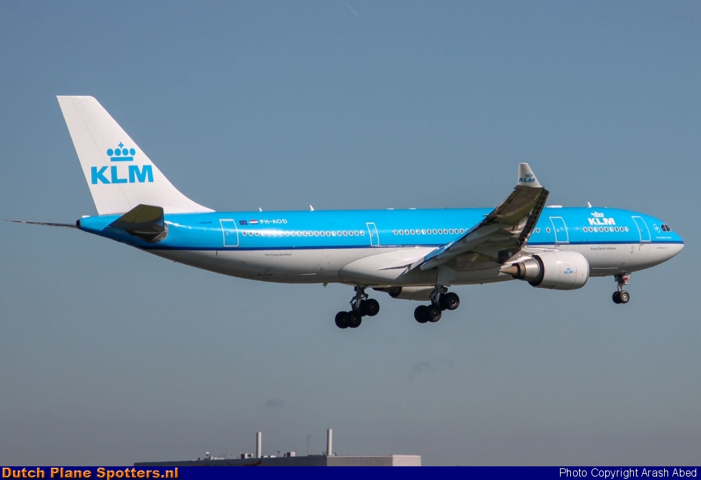 PH-AOD Airbus A330-200 KLM Royal Dutch Airlines by Arash Abed