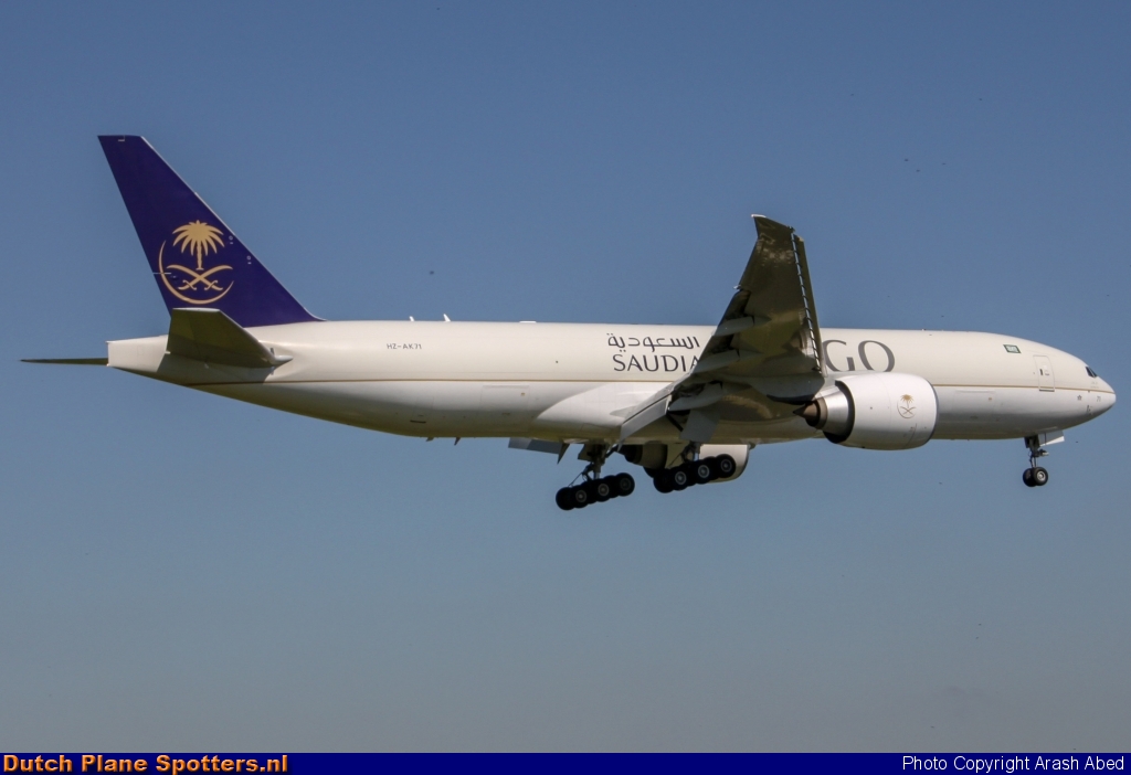 HZ-AK71 Boeing 777-F Saudi Arabian Cargo by Arash Abed