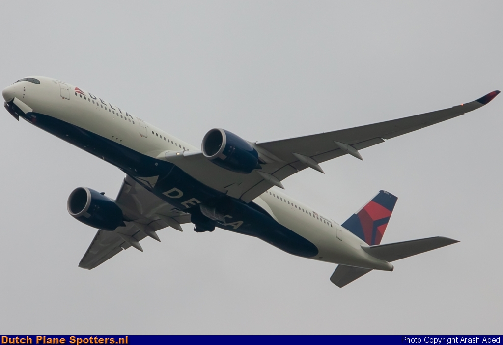 N505DN Airbus A350-900 Delta Airlines by Arash Abed