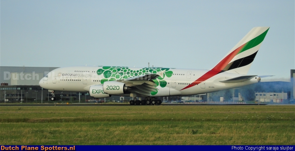 A6-EOL Airbus A380-800 Emirates by saraja sluijter