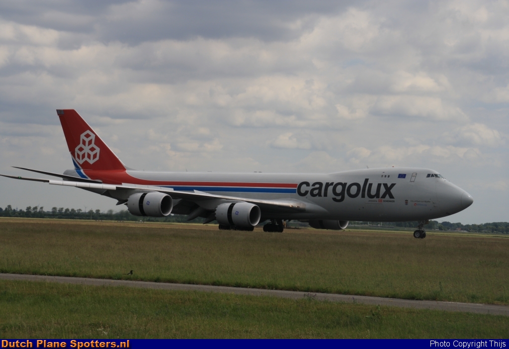 LX-VCB Boeing 747-8 Cargolux by Thijs
