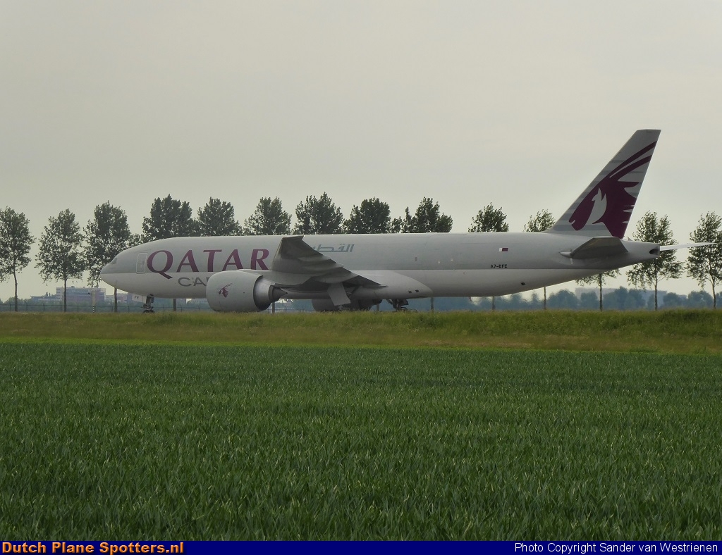 A7-BFE Boeing 777-F Qatar Airways Cargo by Sander van Westrienen