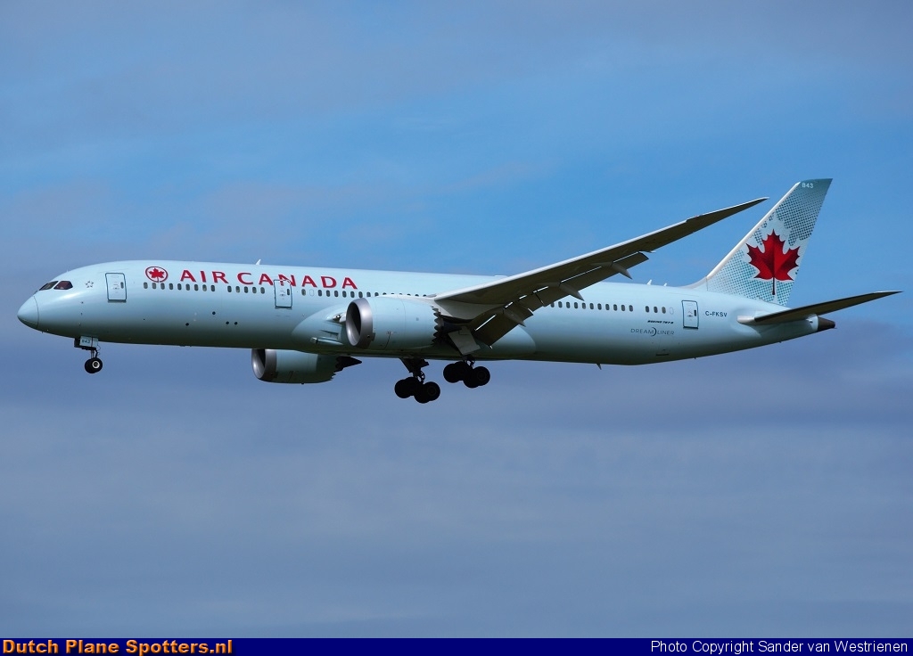 C-FKSV Boeing 787-9 Dreamliner Air Canada by Sander van Westrienen
