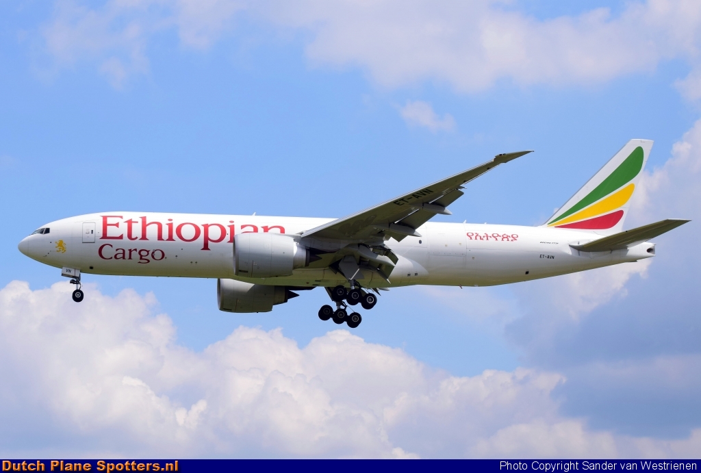 ET-AVN Boeing 777-F Ethiopian Cargo by Sander van Westrienen