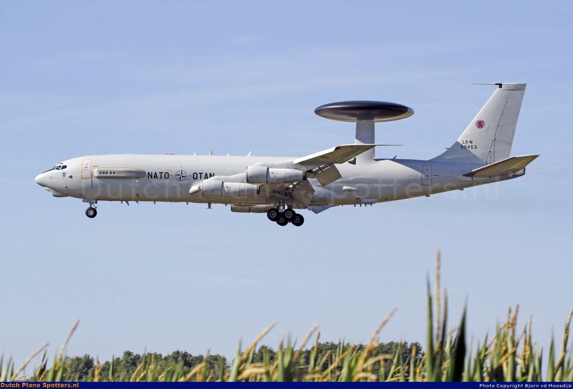 LX-N90453 Boeing E-3 Sentry MIL - NATO Airborne Early Warning Force by Bjorn van de Moosdijk