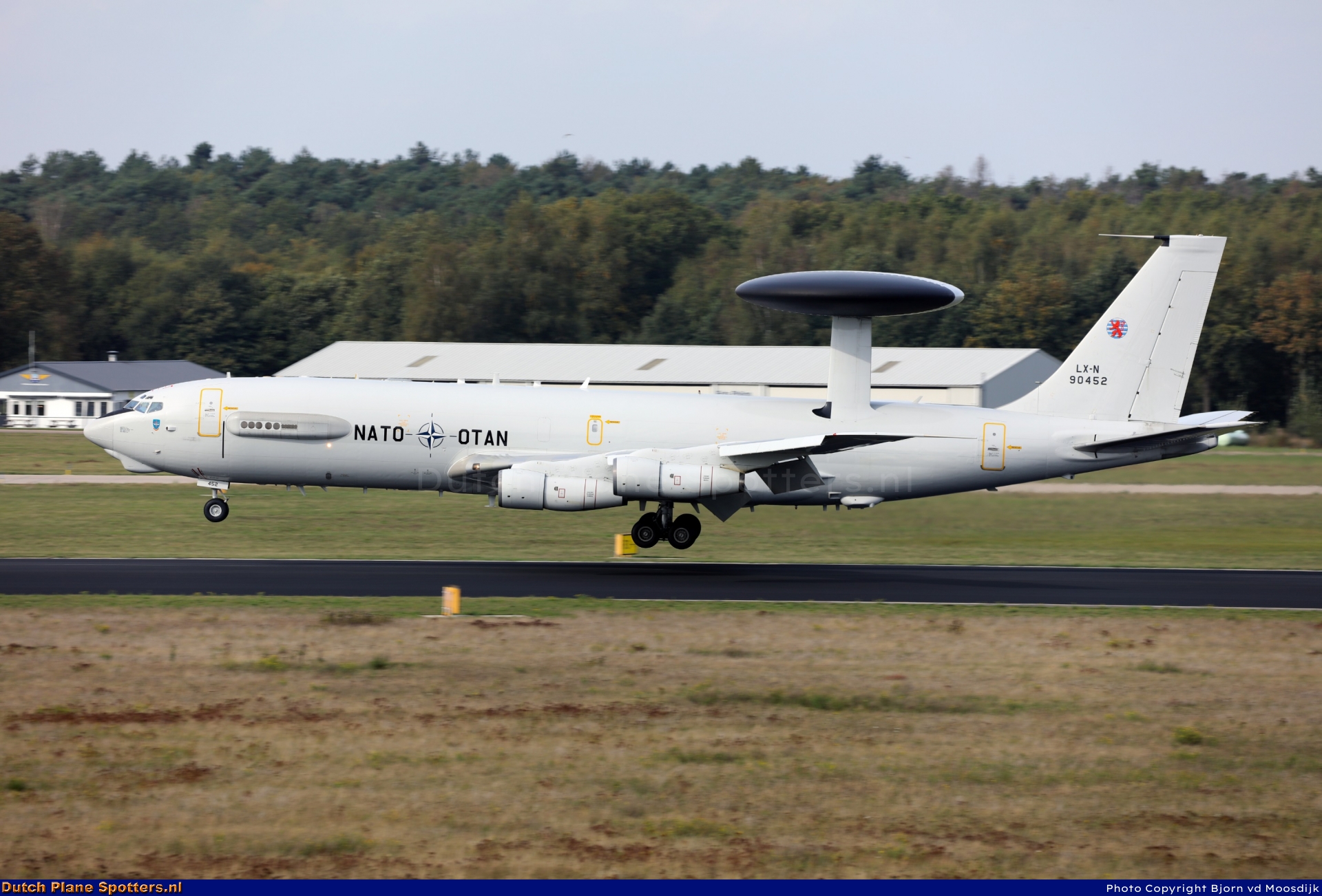 LX-N90452 Boeing E-3 Sentry MIL - NATO Airborne Early Warning Force by Bjorn van de Moosdijk