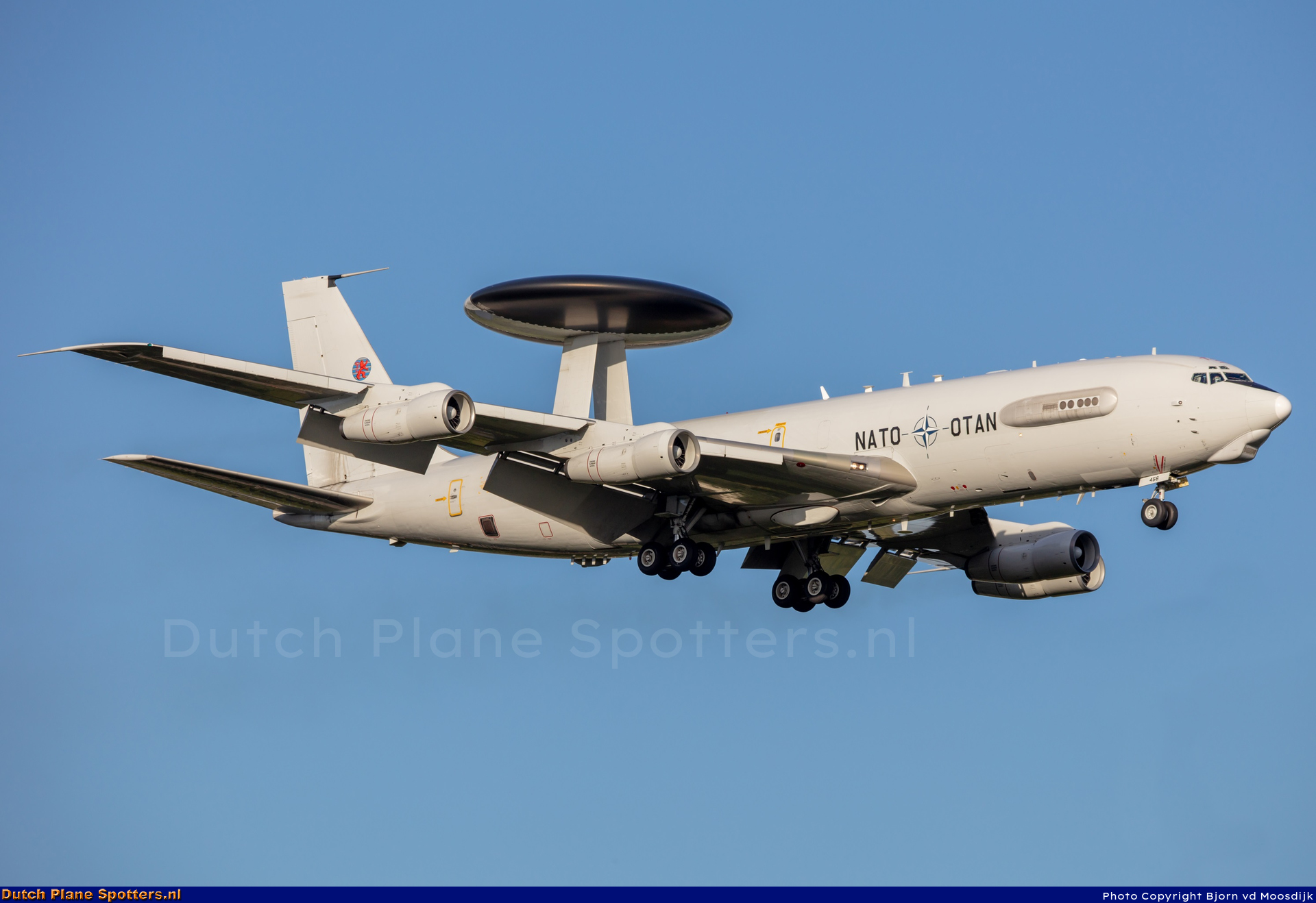 LX-N90456 Boeing E-3 Sentry MIL - NATO Airborne Early Warning Force by Bjorn van de Moosdijk