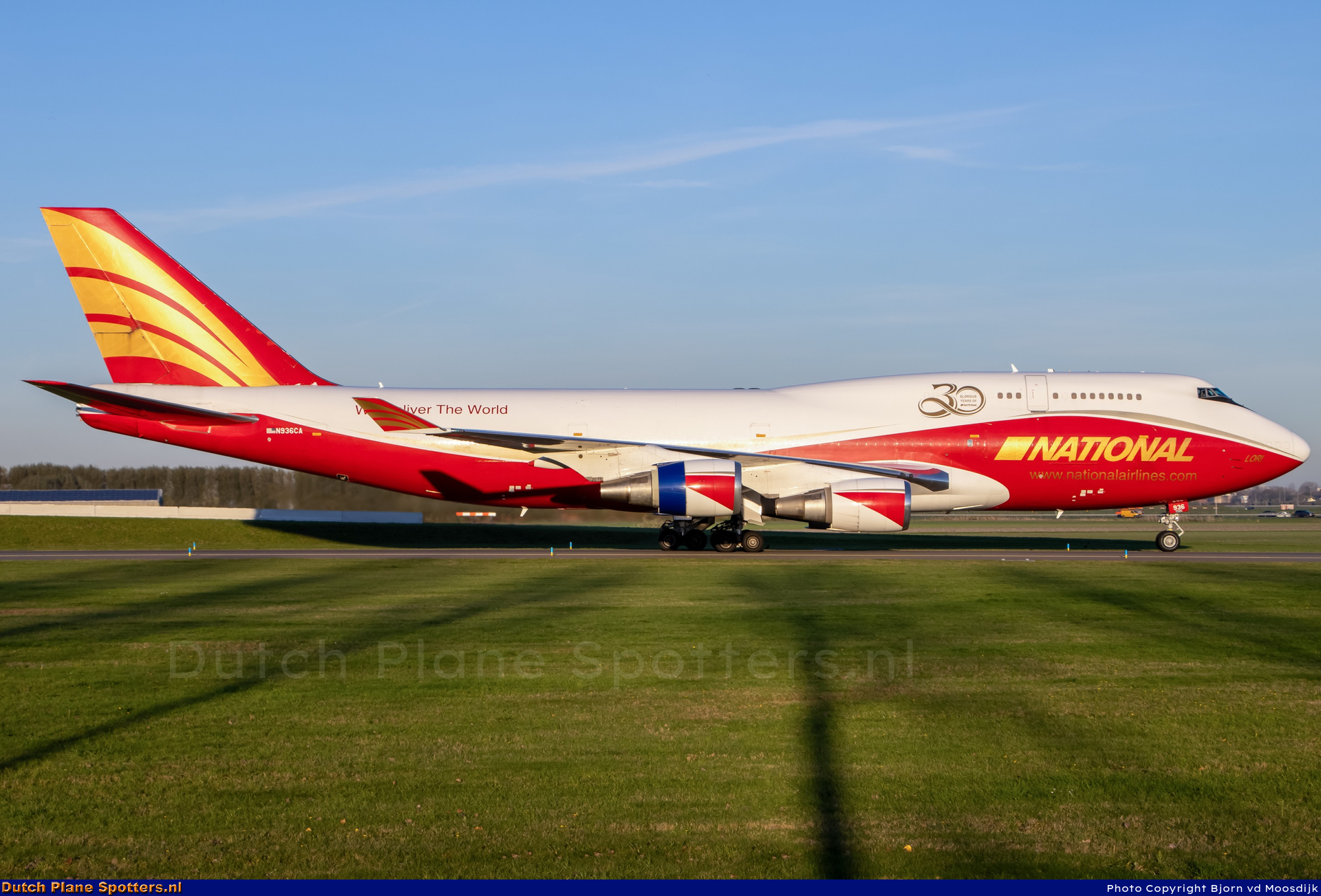 N936CA Boeing 747-400 National Airlines by Bjorn van de Moosdijk