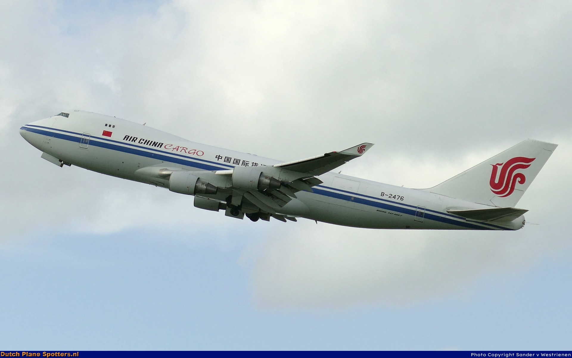 B-2476 Boeing 747-400 Air China Cargo by Sander v Westrienen