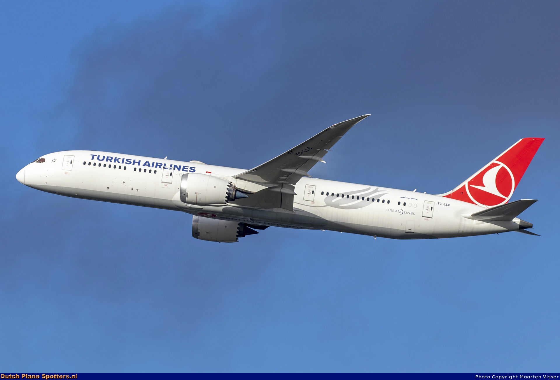 TC-LLC Boeing 787-9 Dreamliner Turkish Airlines by Maarten Visser