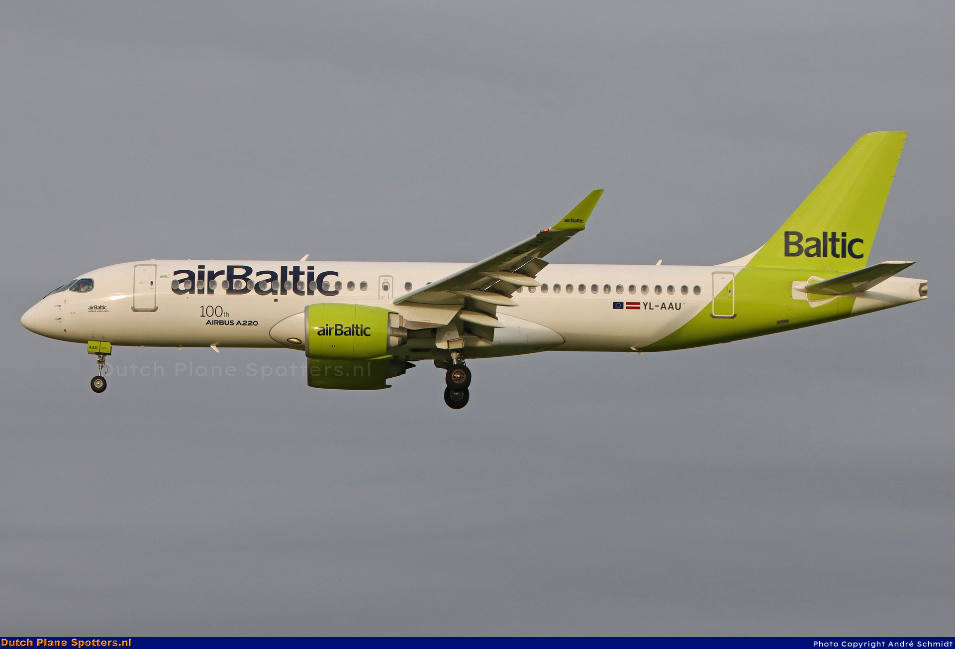 YL-AAU Airbus A220-300 Air Baltic by André Schmidt