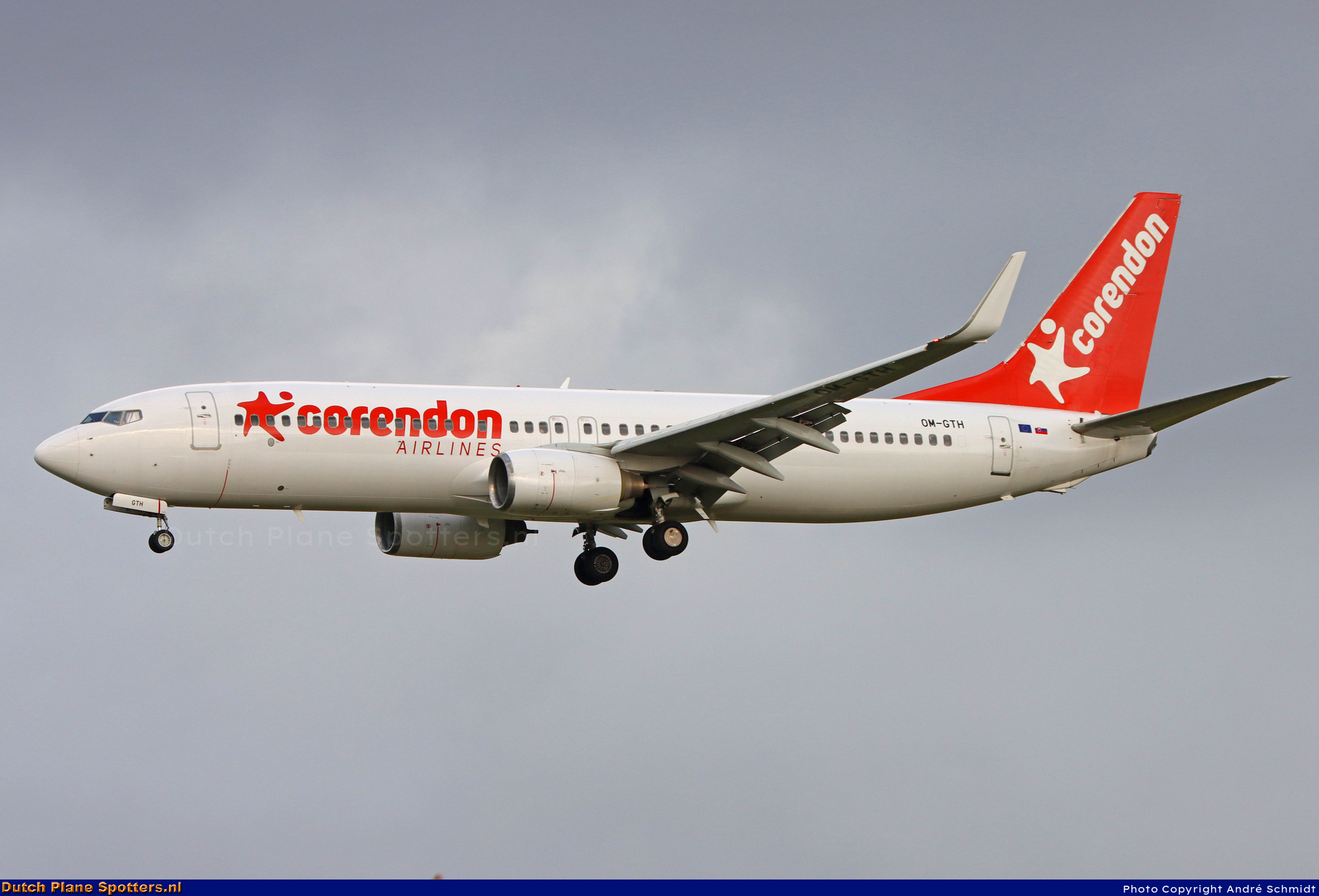 OM-GTH Boeing 737-800 Go2Sky (Corendon Airlines) by André Schmidt