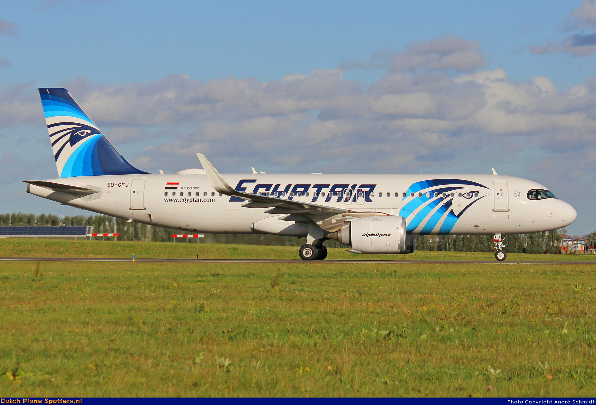 SU-GFJ Airbus A320neo Egypt Air by André Schmidt