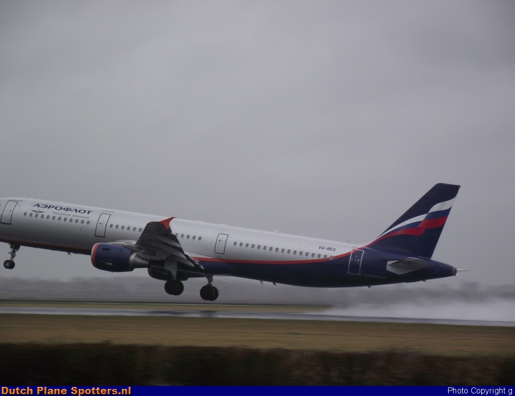 VQ-BEG Airbus A321 Aeroflot - Russian Airlines by g