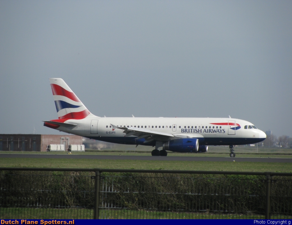 G-EUPX Airbus A319 British Airways by g