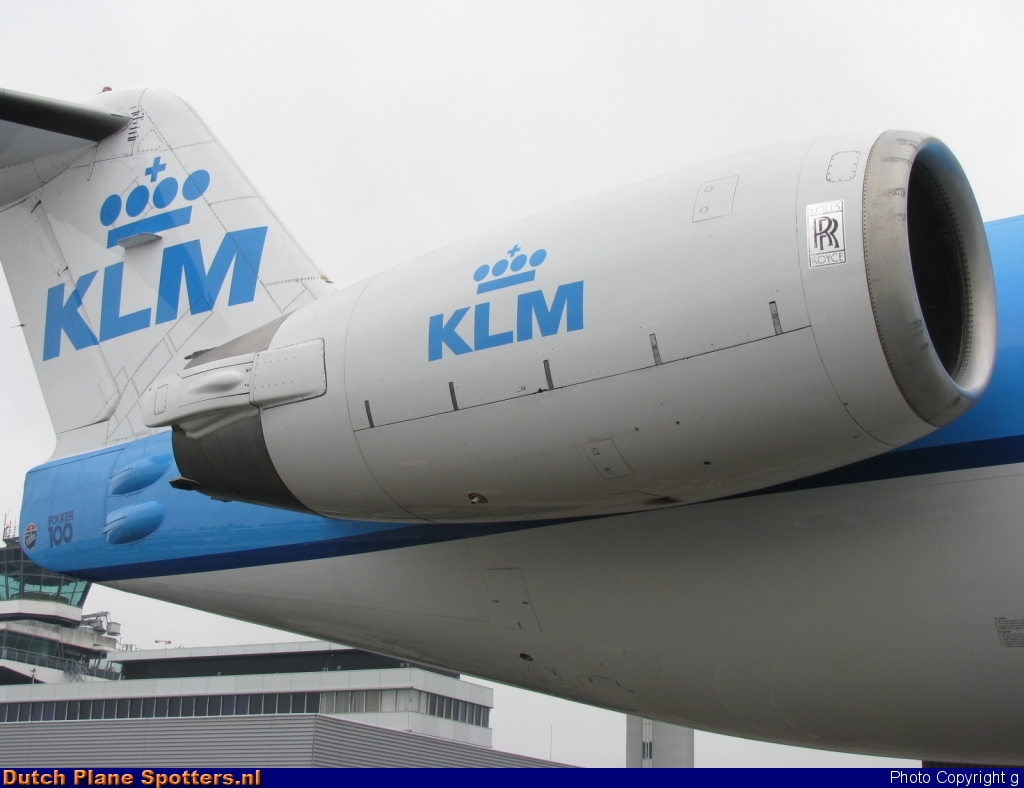 PH-OFE Fokker 100 KLM Cityhopper by g