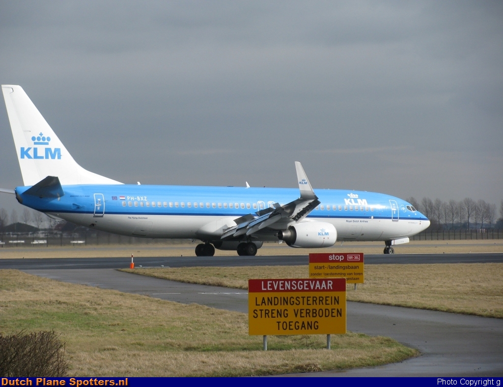 PH-BXZ Boeing 737-800 KLM Royal Dutch Airlines by g