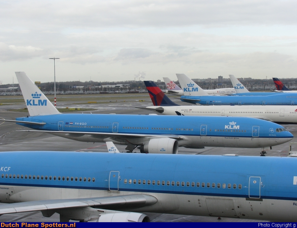 PH-BQO Boeing 777-200 KLM Royal Dutch Airlines by g