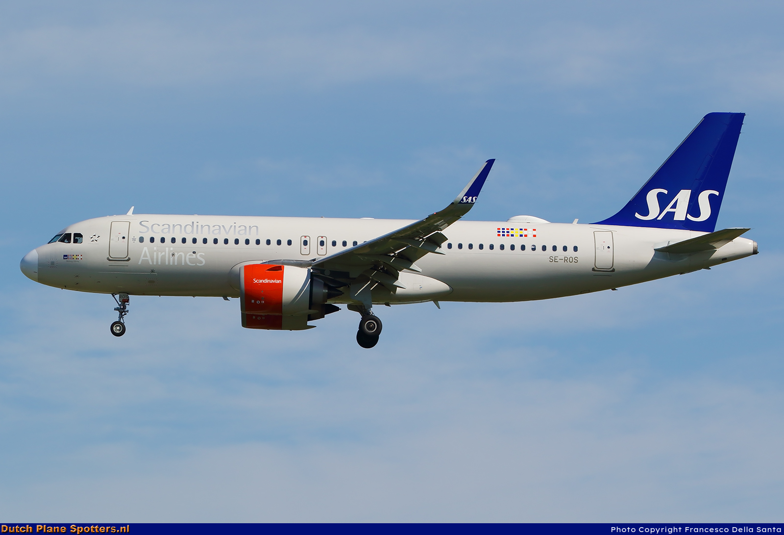 SE-ROS Airbus A320neo SAS Scandinavian Airlines by Francesco Della Santa