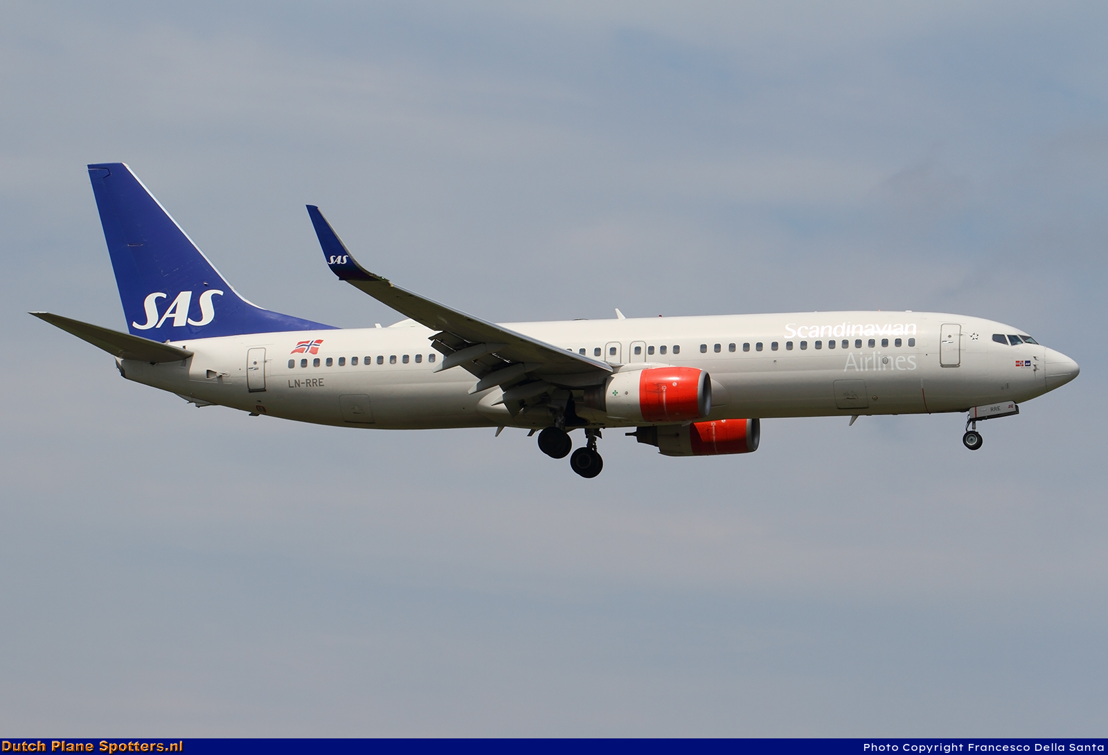 LN-RRE Boeing 737-800 SAS Scandinavian Airlines by Francesco Della Santa