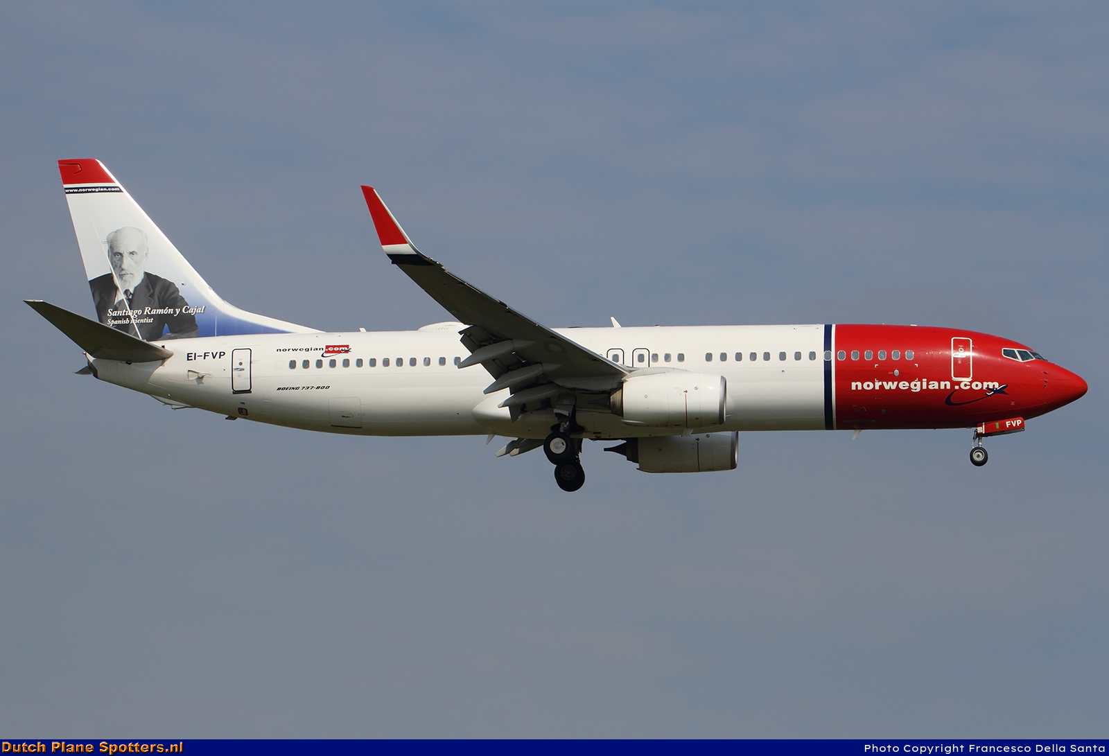 EI-FVP Boeing 737-800 Norwegian Air International by Francesco Della Santa