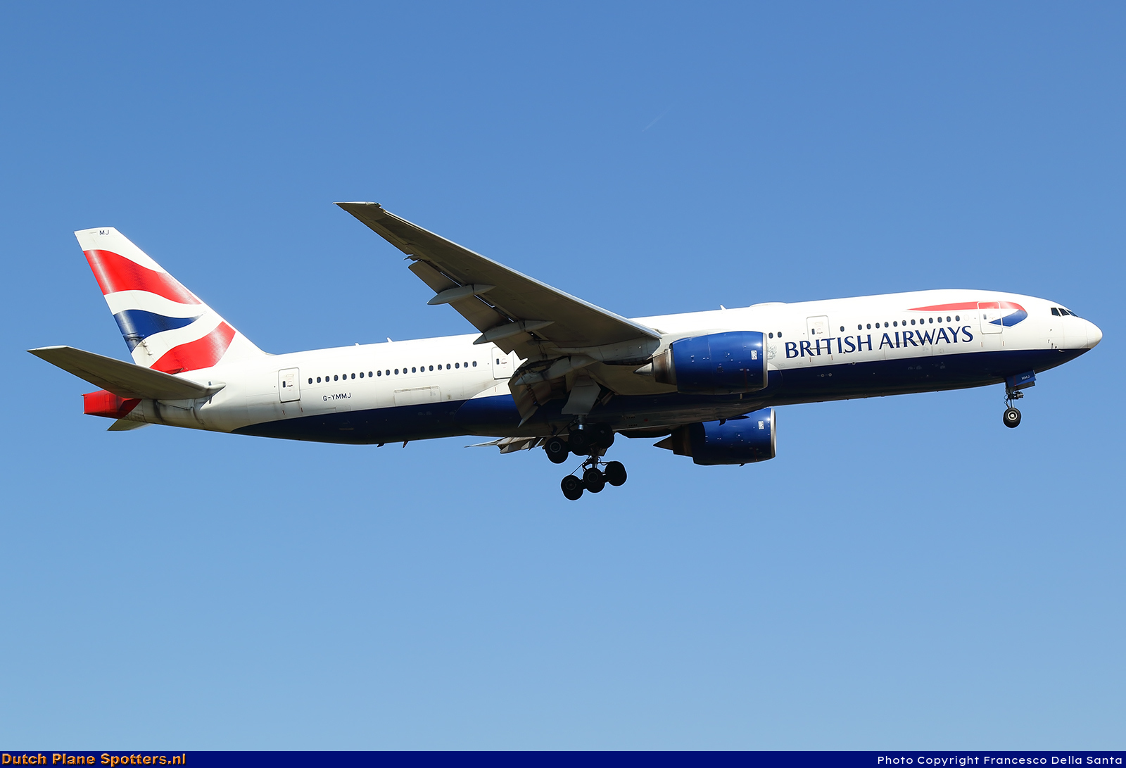 G-YMMJ Boeing 777-200 British Airways by Francesco Della Santa