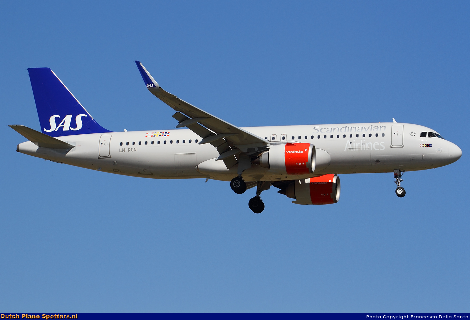 LN-RGN Airbus A320neo SAS Scandinavian Airlines by Francesco Della Santa