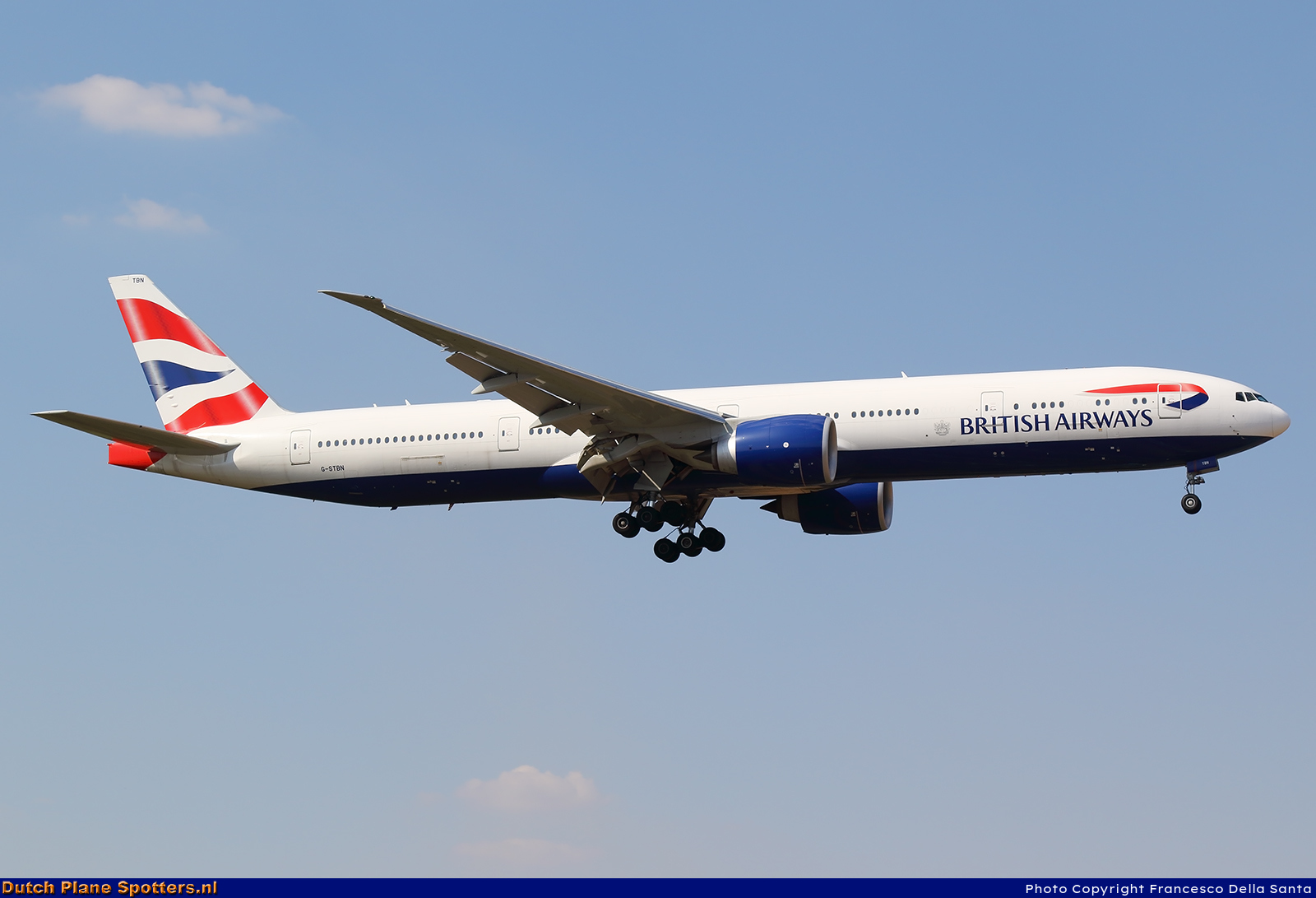 G-STBN Boeing 777-300 British Airways by Francesco Della Santa