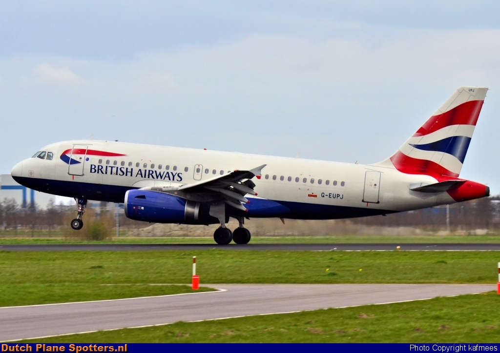 G-EUPJ Airbus A319 British Airways by Peter Veerman
