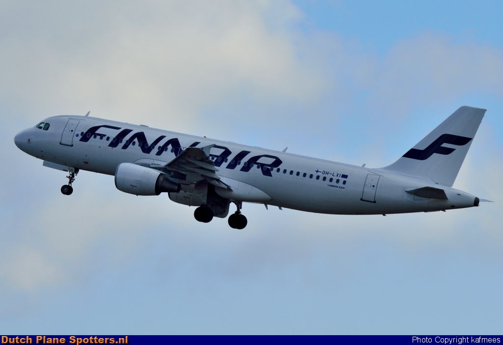 OH-LXI Airbus A320 Finnair by Peter Veerman