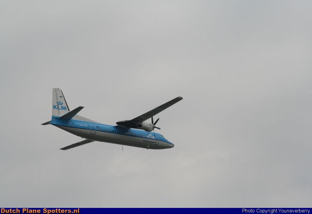 PH-LXR Fokker 50 KLM Cityhopper by Youneverberry