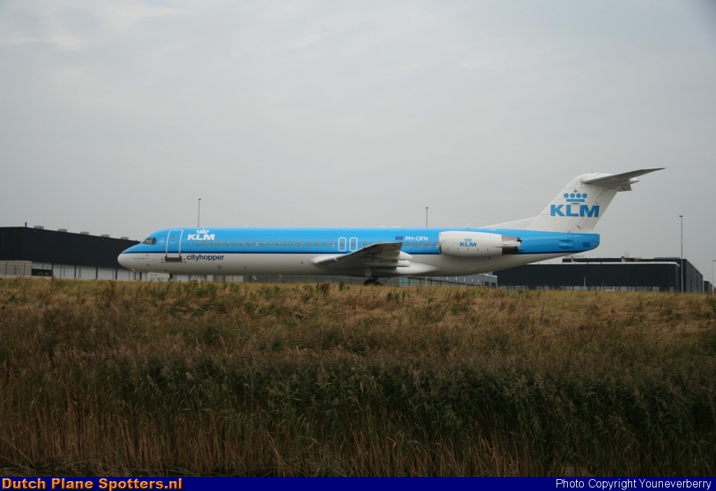 PH-OFM Fokker 100 KLM Cityhopper by Youneverberry
