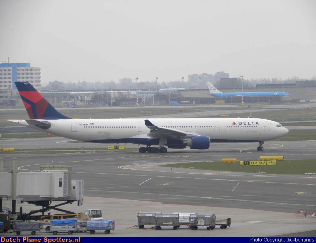 N819NW Airbus A330-300 Delta Airlines by dickbonarius