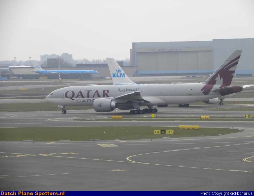 A7-BFB Boeing 777-F Qatar Airways Cargo by dickbonarius