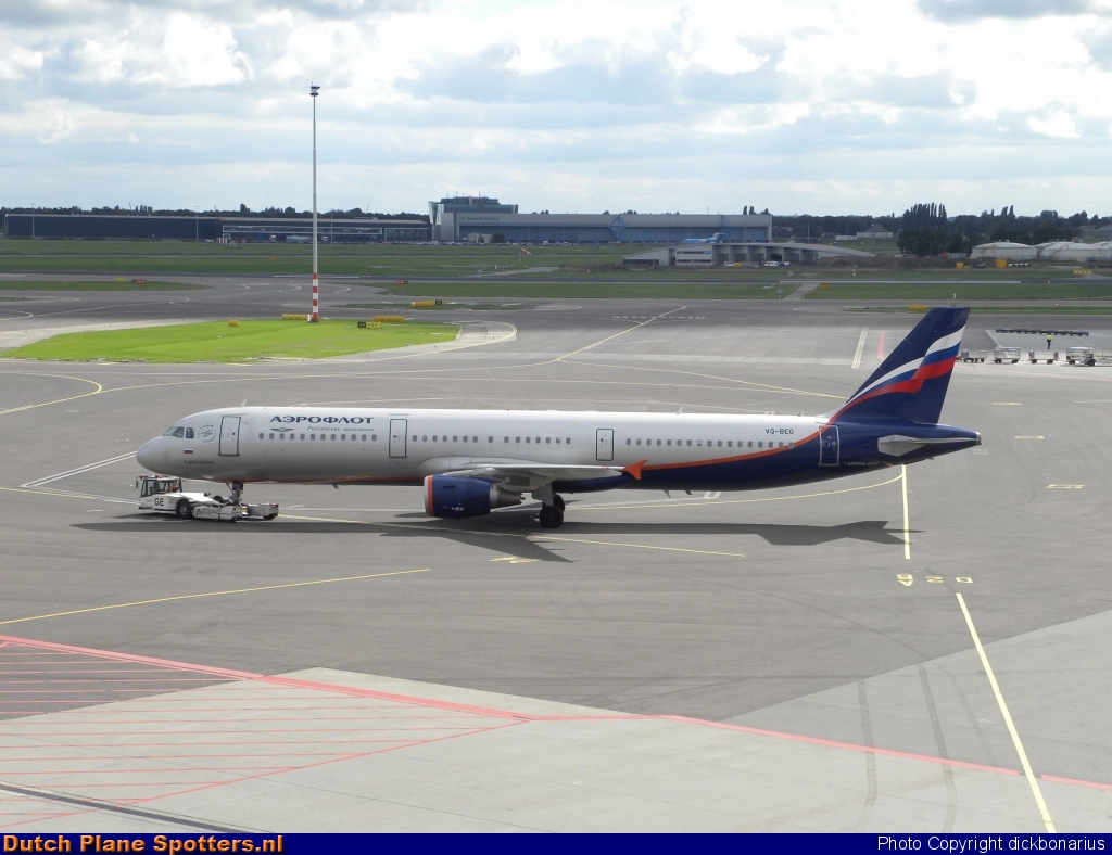 VQ-BEG Airbus A321 Aeroflot - Russian Airlines by dickbonarius