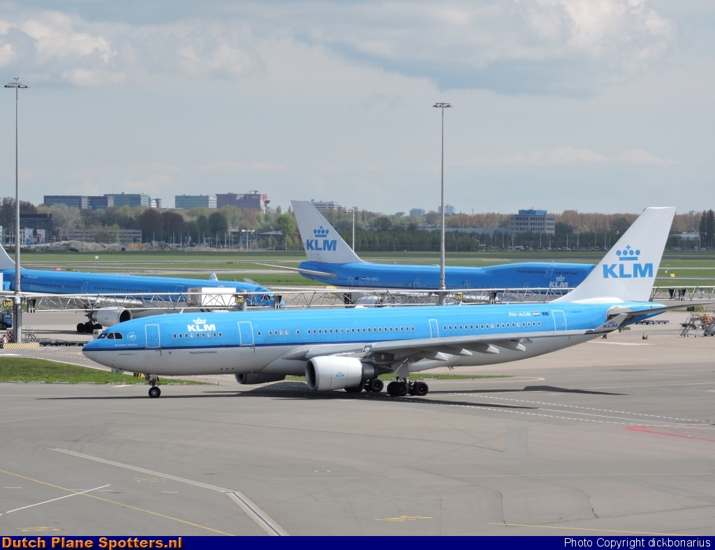 PH-AON Airbus A330-200 KLM Royal Dutch Airlines by dickbonarius