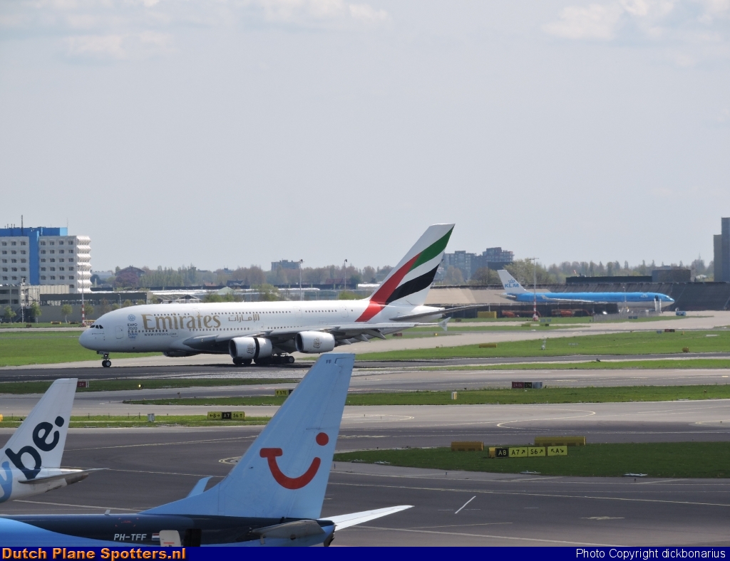 A6-EEB Airbus A380-800 Emirates by dickbonarius