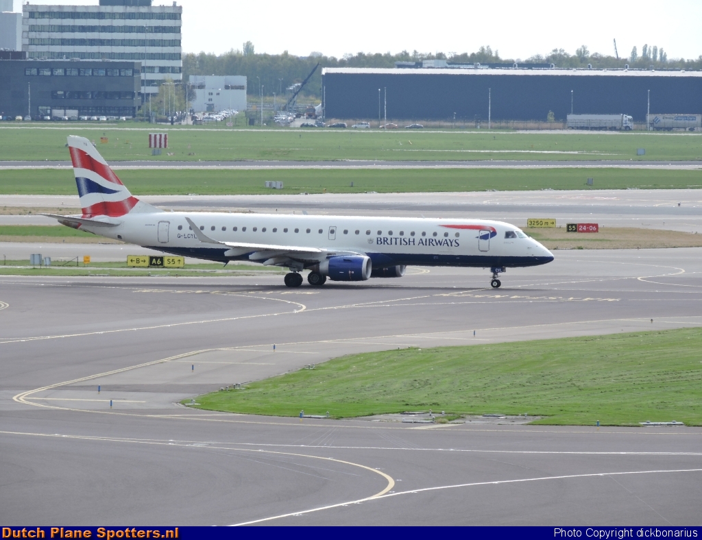 G-LCYL Embraer 190 BA CityFlyer (British Airways) by dickbonarius