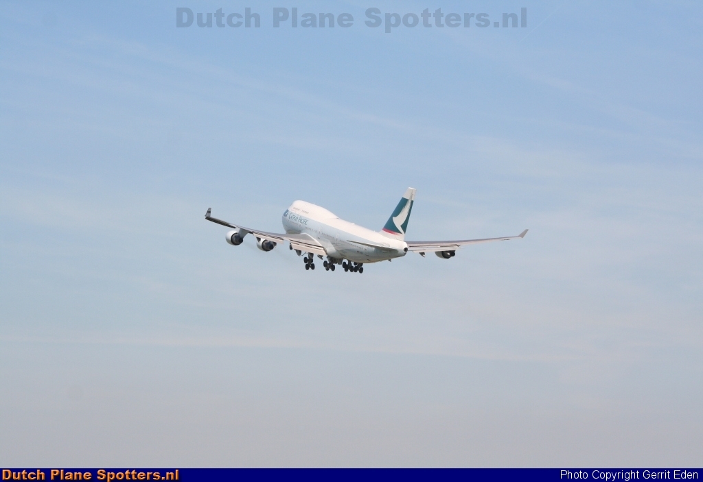 B-HKU Boeing 747-400 Cathay Pacific by Gerrit Eden