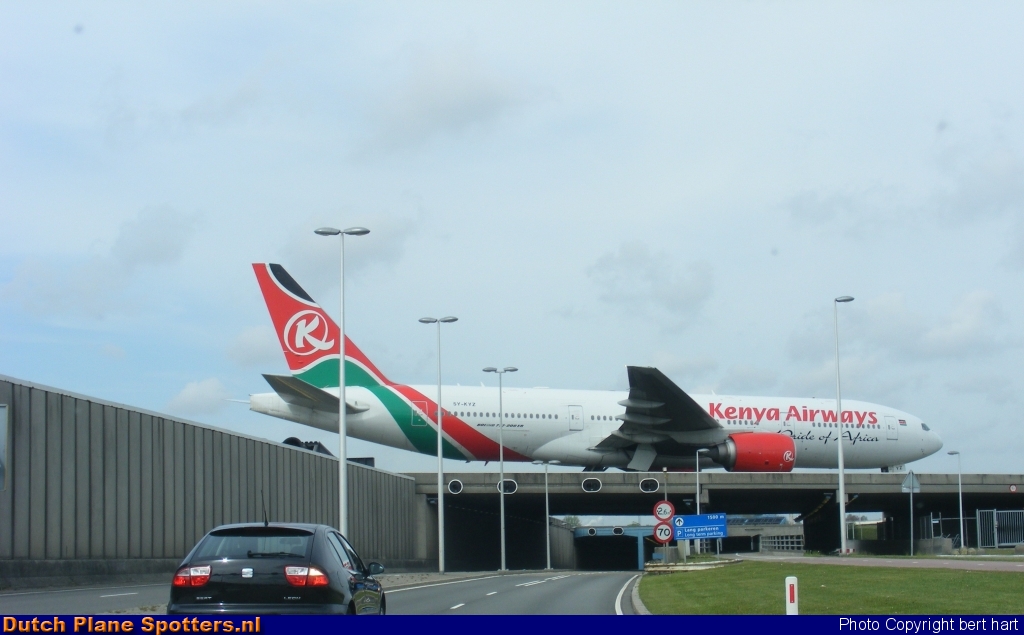 5Y-KYZ Boeing 777-200 Kenya Airways by bert hart