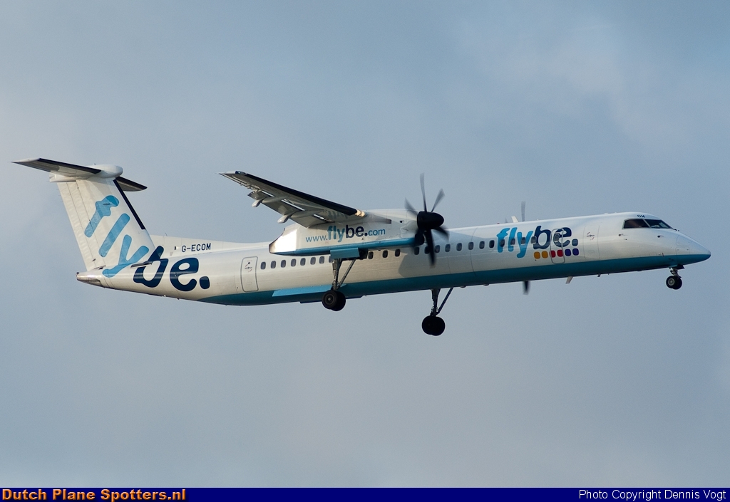 G-ECOM Bombardier Dash 8-Q400 Flybe by Dennis Vogt