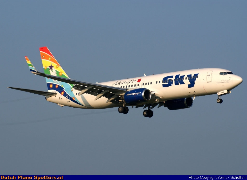 TC-SKS Boeing 737-800 Sky Airlines by Yorrick Schotten