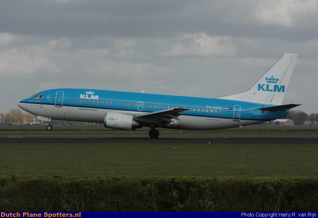 PH-BDO Boeing 737-300 KLM Royal Dutch Airlines by Harry R. van Rijn