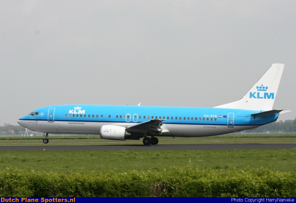 PH-BPB Boeing 737-400 KLM Royal Dutch Airlines by Harry R. van Rijn
