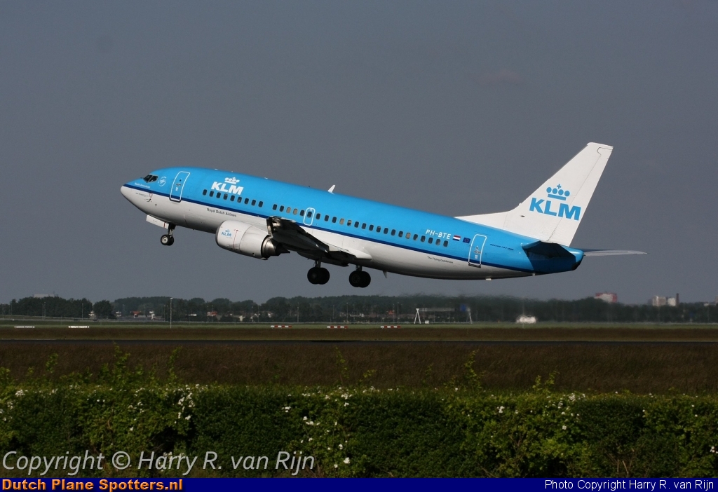 PH-BTE Boeing 737-300 KLM Royal Dutch Airlines by Harry R. van Rijn
