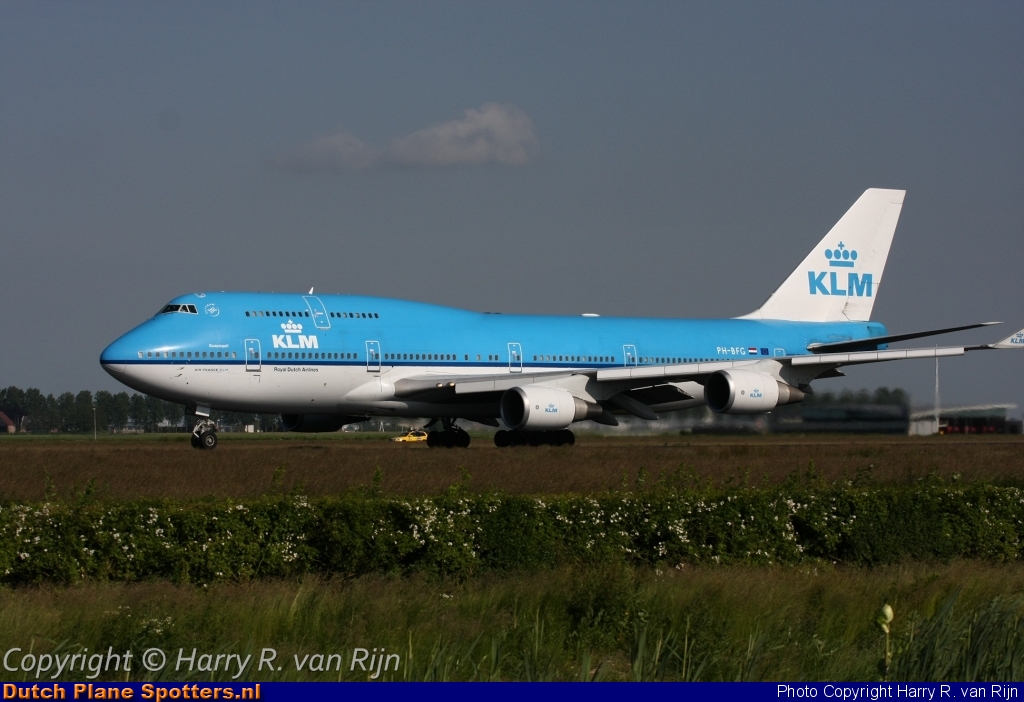 PH-BFG Boeing 747-400 KLM Royal Dutch Airlines by Harry R. van Rijn