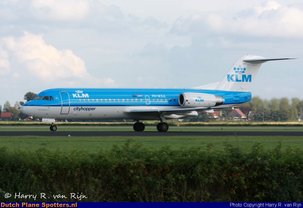 PH-WXA Fokker 70 KLM Cityhopper by Harry R. van Rijn