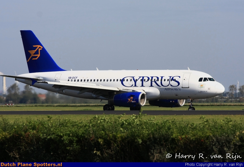 5B-DCF Airbus A319 Cyprus Airways by Harry R. van Rijn