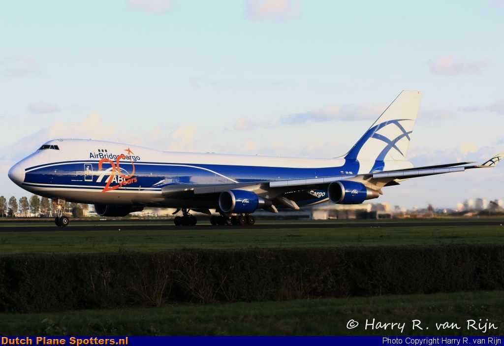 VQ-BIA Boeing 747-400 AirBridgeCargo by Harry R. van Rijn