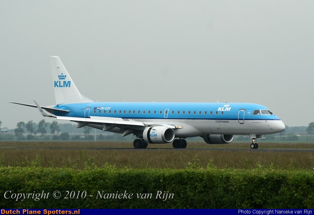 PH-EZP Embraer 190 KLM Cityhopper by Nanieke van Rijn